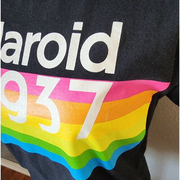 Polaroid 1937 T Shirt Womens 1937 Graphic Print Size Small 100% Cotton - Picture 2 of 10